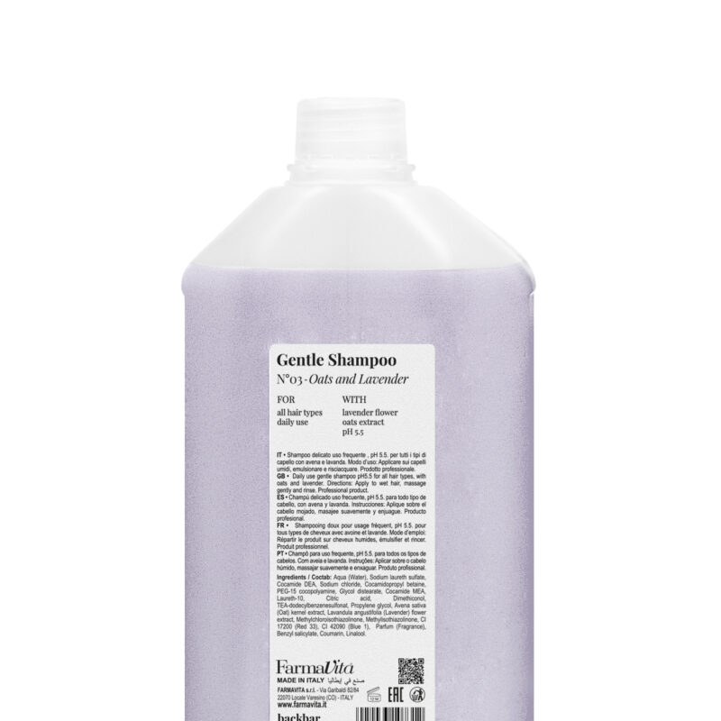 backbar n.03 szampon delikatny 250ml