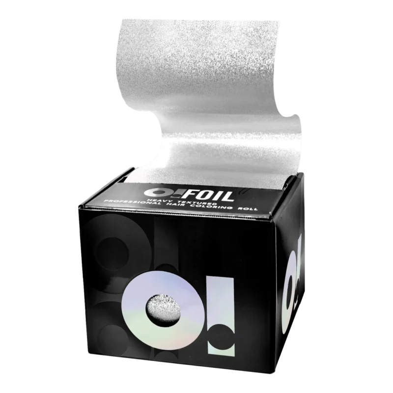 O! Tools Silver Moon - Ryflowana Folia Fryzjerska w Rolce 100 m